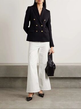 NILI LOTAN megan pant in white size 0
